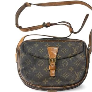 Louis Vuitton Monogram Jeune Fille Crossbody Bag Vintage Shoulder Bag LV